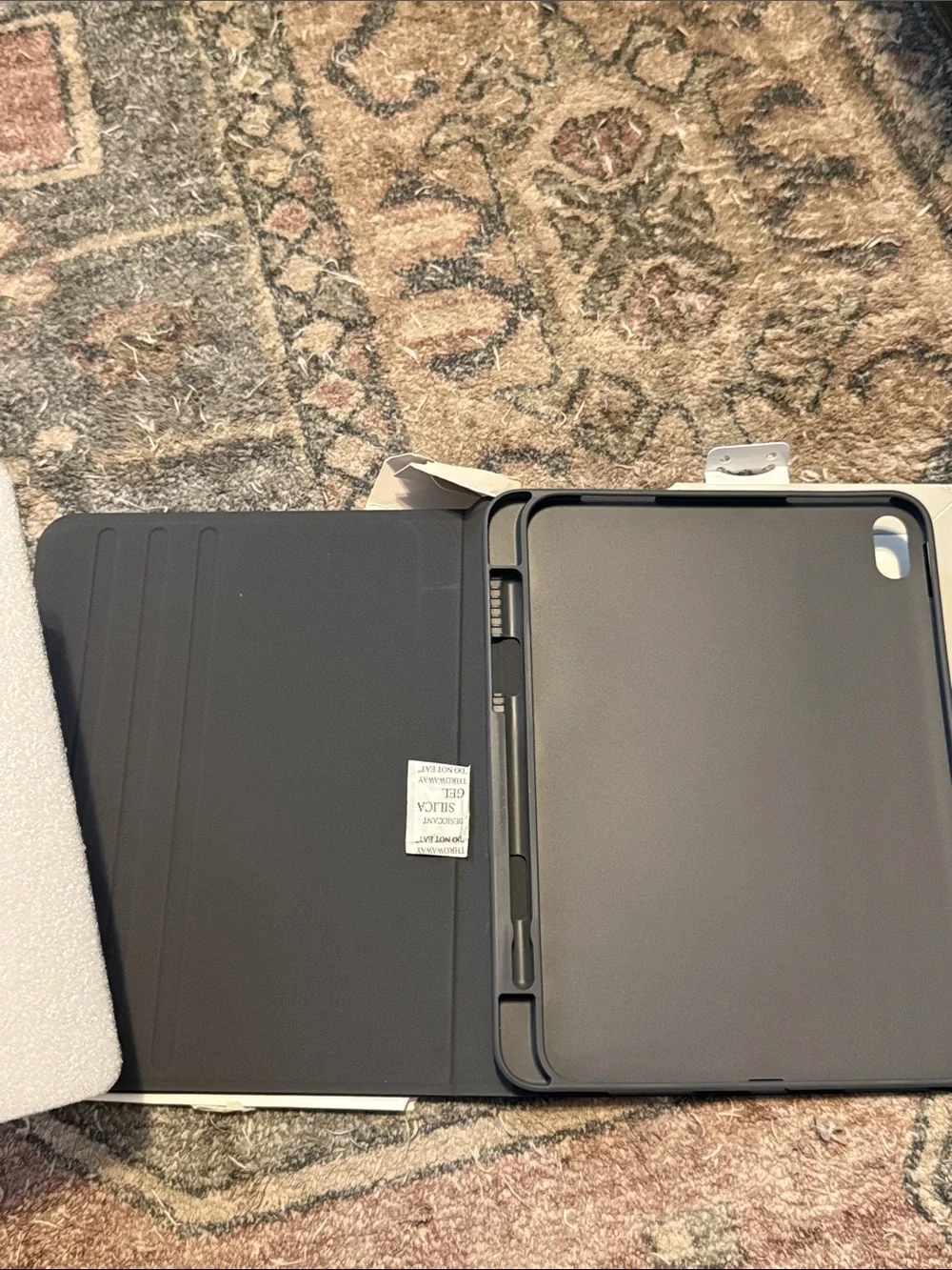 heyday Black Tablet Case with Stylus Holder